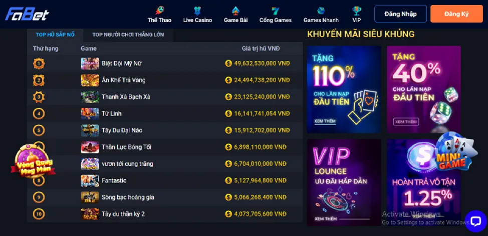 Banner khuyến mãi độc quyền tại mcw19 win casino